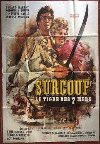 Regarder Surcouf, le tigre des sept mers en streaming complet
